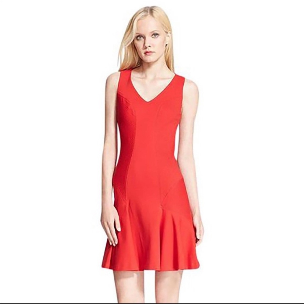 DVF Red Dress. Size 8